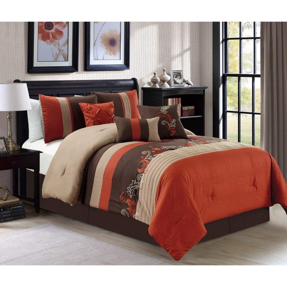 Queen 7 piece comforter